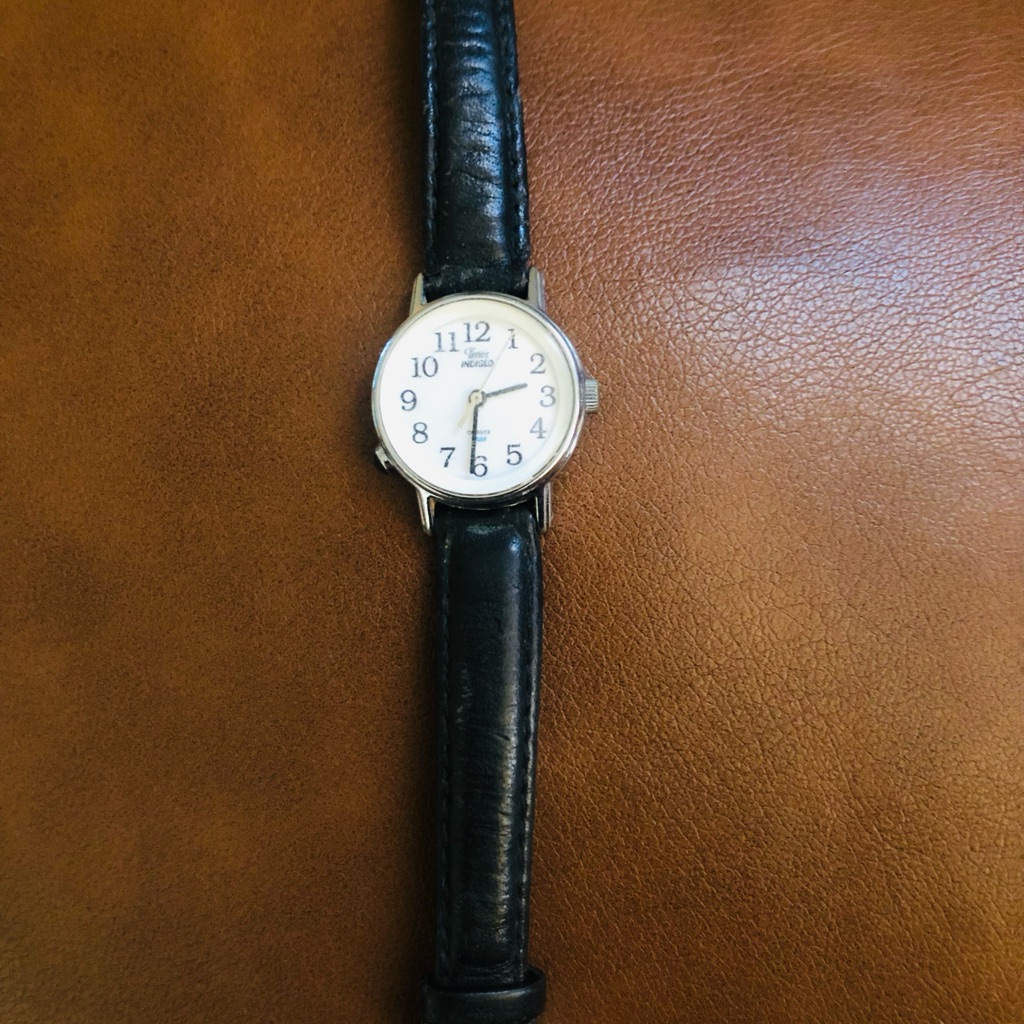 Black Leather Strap Watch Black Leather Strap Watch